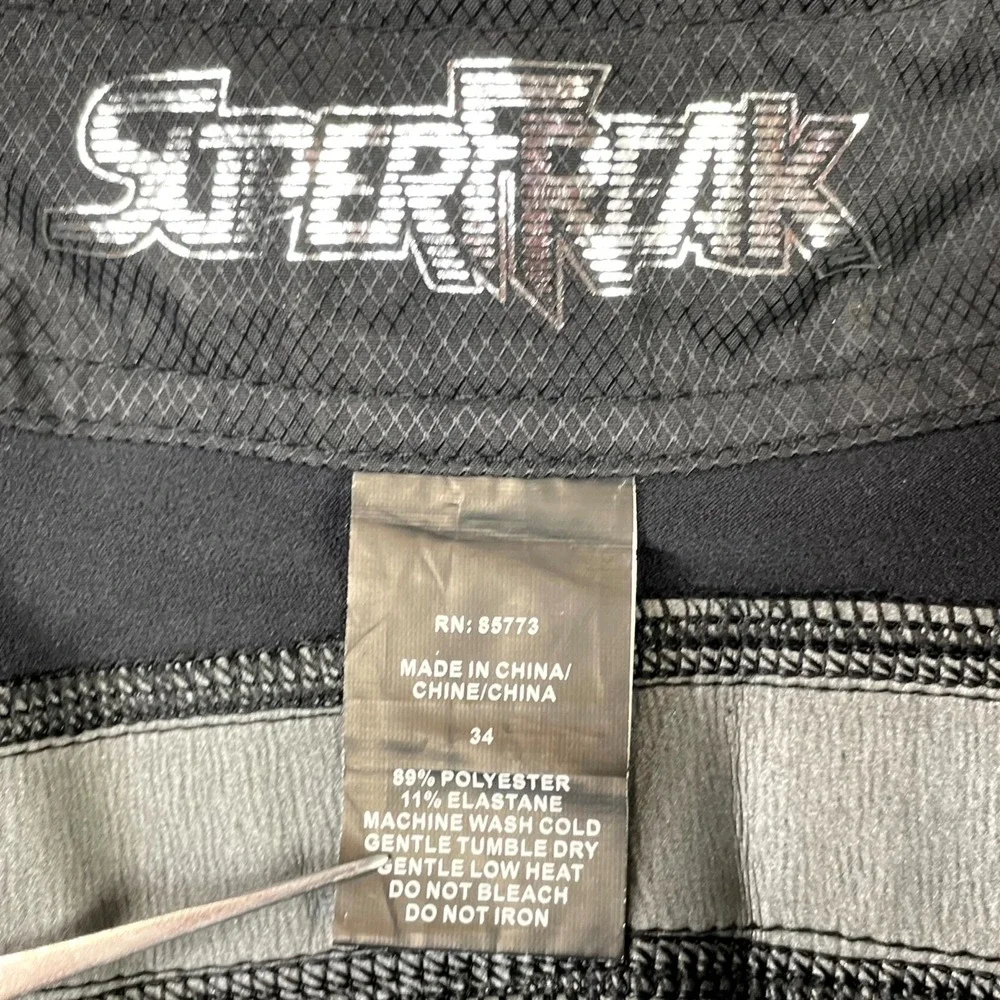 O'Neill Superfreak Boardshorts Mens 34 Black Swim Trunk Surfing Outdoor Swimwear